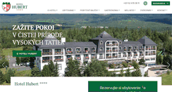 Desktop Screenshot of hotel-hubert.sk